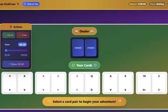 5-Pairs Texas Hold'em Poker Game