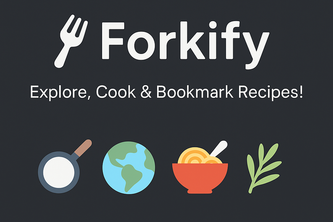 Forkify– Explore, Cook & Bookmark Recipes!