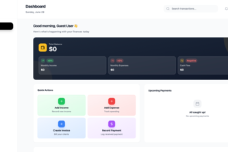 Dime - Personal Finance App for Freelancer