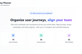 User Journey Planner