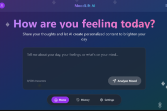 MoodLift AI Buddy
