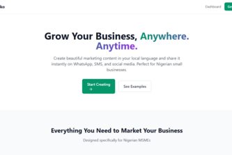 Tinko – Content Marketing Studio for Nigerian MSMEs