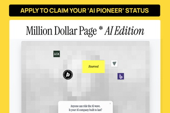 Million Dollar Page - AI Edition