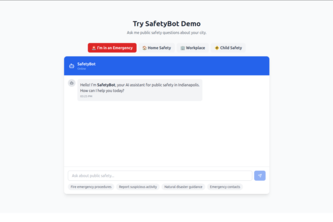 SafetyBot CivicTech Initiative
