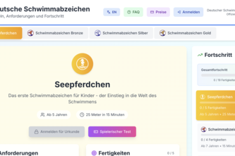 German Swimming Badges Rules, Requirements and Progress