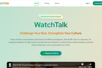 WatchTalk - Challenge your bias