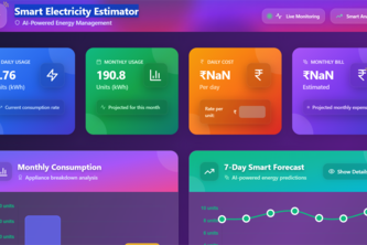 Smart Electricity Estimator