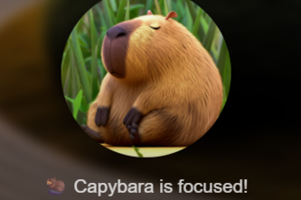 Capybara Pomodoro Timer