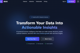 IBIAS - Integrated Business Intelligence Analytics System