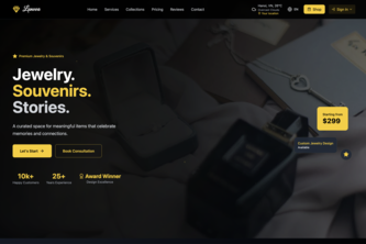 Lunova - Modern Jewelry & Souvenir E-commerce Platform