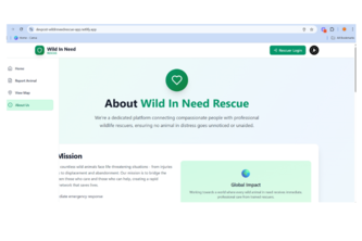 Wild In Need Rescue Website 
