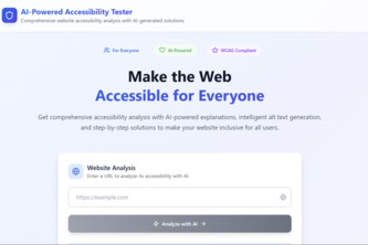 AI-Powered Website Accessibility Tester