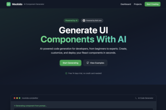 Mockido  - AI Component Studio