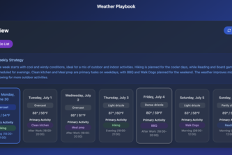 Weather Playbook