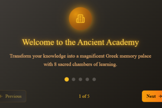 Memory Palace - Interactive Learning Tool
