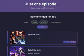 BERT Anime Recommender