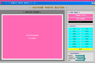 Vintage Photobooth/PhotoEditor