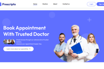 Prescripto – Secure Doctor Booking & Health Management 