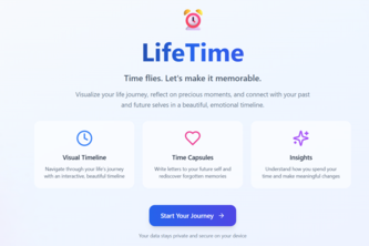 LifeTime — A Visual Timeline of Your Life