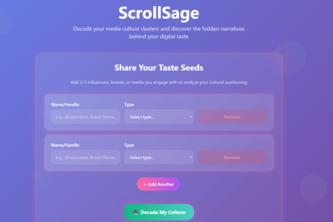 ScrollSage: Decode Your Feed