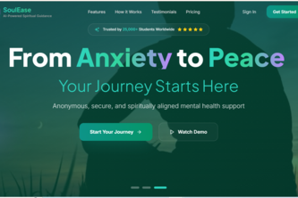 SoulEase-AI-Powered Mental Health & Career Companion