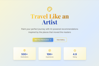 Travel like an Artist