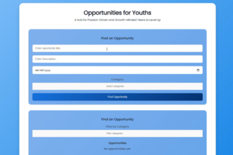 Opportunities for Youth