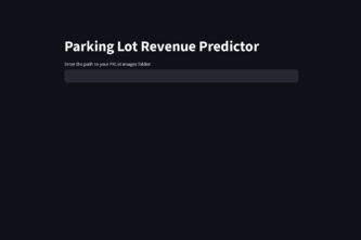 ParkingLotRevenuePredictor
