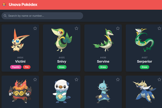 Unova Pokédex 