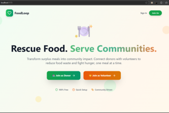FoodLoop-Resure Food.Serve Communities 