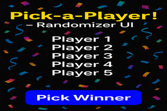 Pick-A-Winner! - Randomizer UI (Mini Challenge - Asset)