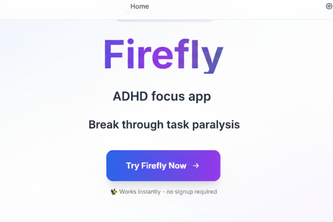 Firefly - ADHD focus app