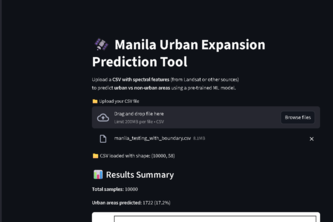 Manila Urban Expansion Detection