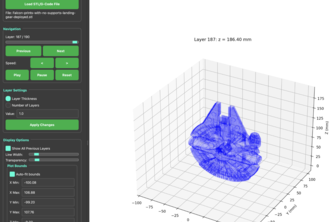 3D STL Slicer and Gcode Visualizer