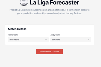 LaLiga Game Predictor