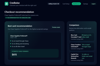CrediWise - Use the right card, every time.