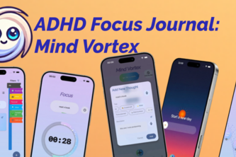 ADHD Focus Journal:Mind Vortex