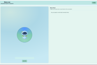 Stem.me| Virtual Companion for children with speech disorder