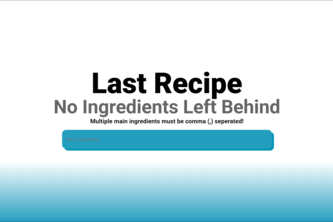 Last Recipe