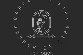 Restaurant menu card - Garden dè Fire