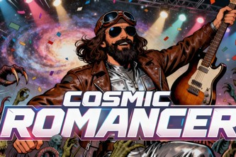 COSMIC ROMANCER | Galactic Rock Adventure AI Music Video