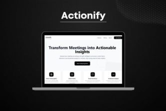 Actionify: AI-Driven Meeting Insights for Real Impact