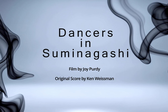 Dancers in Suminagashi