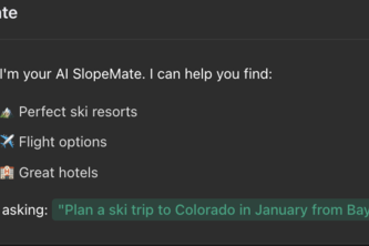 SlopeMate: Your AI Companion for Seamless Ski Trip Planning