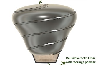 Moringa-Infused Triboelectric Water Filter