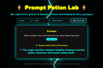 Prompt potion lab