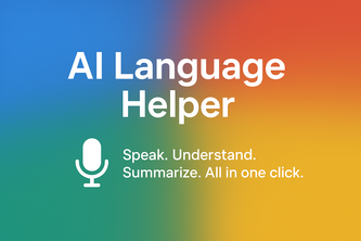 AI Language Helper