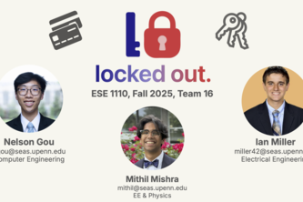 ESE 1110, Team 16, locked out.