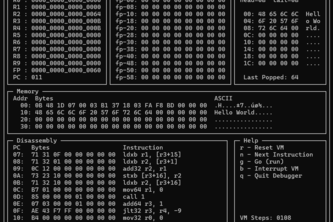 User-space eBPF VM (Interpreter) and Debugger