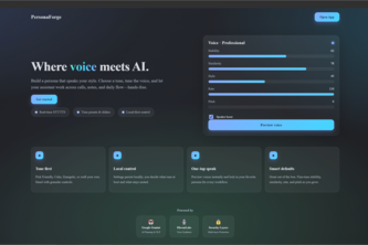 PersonaForge: Where Voice meets AI